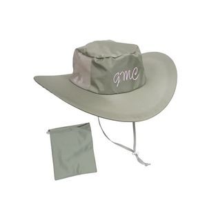 Foldable Cowboy Sun Hat With Pouch