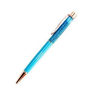 Floating Glitter Metal Pen