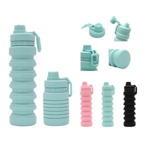 25 Oz Silicone Collapsible Water Bottle