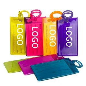 PVC Soft Plastic Luggage Tag