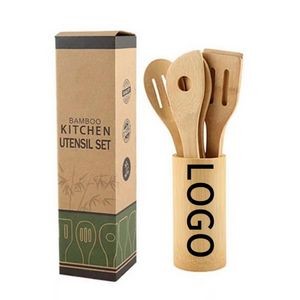 Bamboo Shovel Kitchen Utensil Set