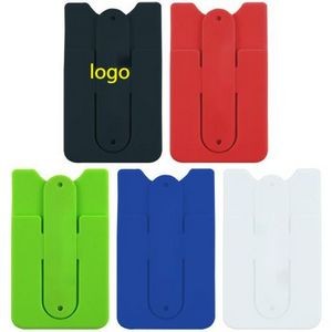 Mobile Phone Silicone Card Holder