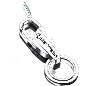 Bottle Opener Keychain With Knife