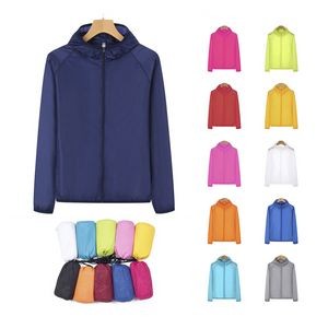 Rain Jacket With Pouch