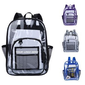 Heavy Duty Clear PVC Transparent Backpack
