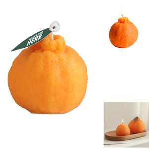 Orange Shaped Scented Candle