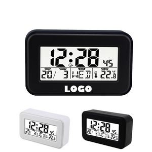 Digital LCD Display Bedroom Alarm Clock