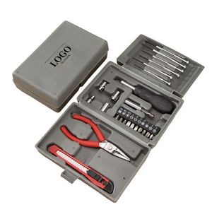 Household Tool Kit With Storage Case