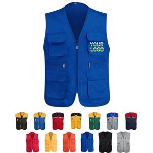 Multi Pocket Work Vest