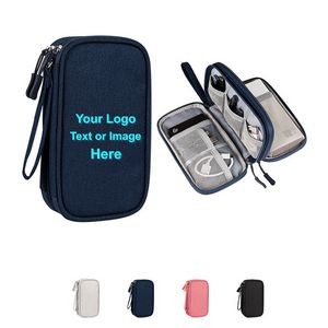 Travel Cable Organizer Pouch Electronic Accessory Carry Case