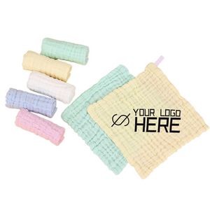 Six Layers Gauze Solid Color Cotton Burping Cloth For Kid