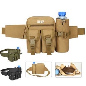 Tactical Fanny Pack With Water Bottle Holder