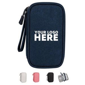 Double Layer Data Cable Storage Bag