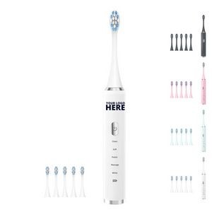 Rechargeable Electric Toothbrush With 4 Heads