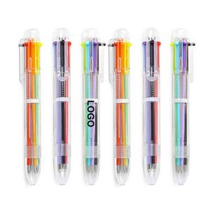 6 In 1 Retractable Multicolor Ballpoint Pen