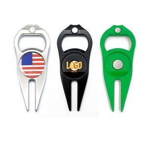 6-in-1 Golf Divot with Ball Marker