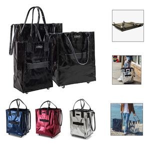 Waterproof Braided Storage Portable Travel Bag With Wheels