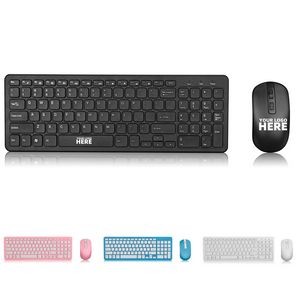 Wireless Mute Mouse And Keyboard Combo
