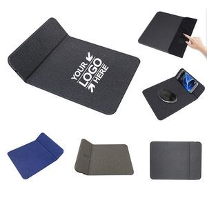 Wireless Charger Mouse Pad with Kickstand