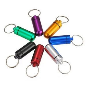 KeyCare Alloy Vault: Durable Keychain Pill Box for Secure & Handy Outdoor Essentials