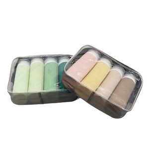 Compact 3.4oz Silicone Travel Bottle Set - TSA-Approved and Leakproof
