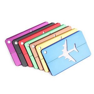 Airplane Travel Luggage Tag