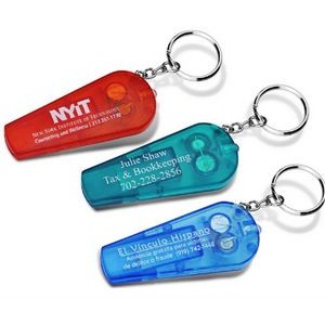 Whistle Keychain With Led Flashlight
