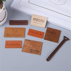 Embossed Eco-Chic Leather Patches