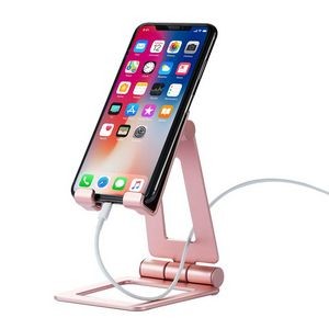 Portable Adjustable Stand for Phones & Tablets with Charging Slot