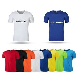 Custom Quick Dry T -shirt MOQ 30PCS