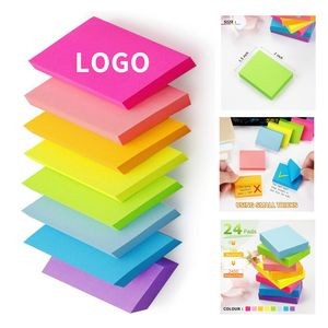 75 sheets Sticky Notes 1.5x2 inch Bright Colors Self-Stick Pads