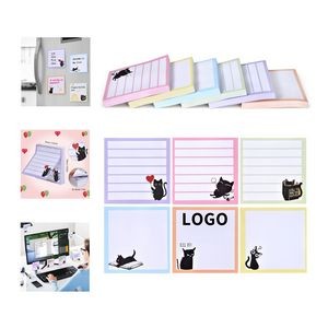 3 x 3 Inches 80 Sheets Funny Black Cat Notepad for Cat Lover Gift