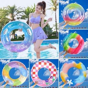 Adult inflatable swimming ring