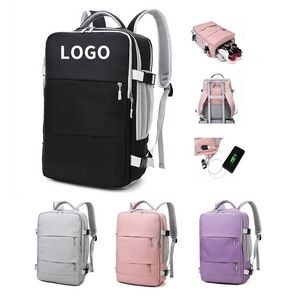 Multi-Functional Backpack with Built-in USB Charging Port