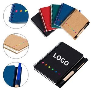 Custom-Branded Spiral Notebook and Pen Combo