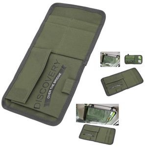 Sun Visor Storage Bag Multi-Pocket Auto Interior Accessories Organizer Pocket