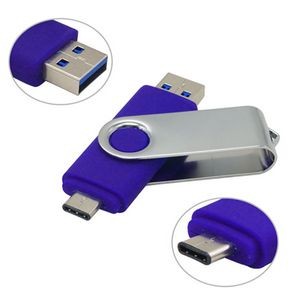 Swivel 2-in-1 Dual-Interface USB & Type-C Flash Drive