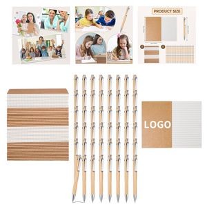 24 Sheets 48 Pages 3.5 x 5.5 Inch Mini Notebook and Retractable Ballpoint Pen Set