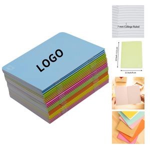 24 Sheets 48 Ruled Pages 4.9 Inch x 3.5 Inch Pocket Notebook
