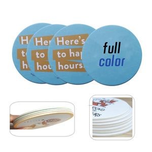 Laminated Round Paper Coasters