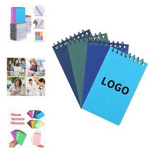 3 x 5 Inches 40 Sheets Top Bound Spiral Memo Notepad Mini Spiral Notebook
