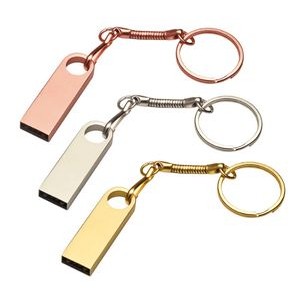 Metal USB Flash Drive w/ Key Chains / Rings