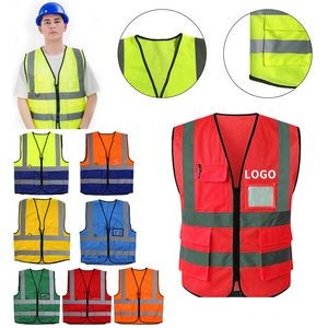 360° High-Vis Reflective Mesh Safety Vest