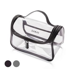 Diamond Clear PVC Portable Makeup Bag