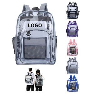 Transparent Multi-Pocket Backpack