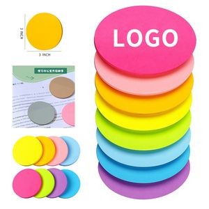 3 x 3 in 75 Sheets Round Sticky Notes