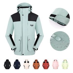Winter Hardshell Jacket Waterproof Coat MOQ 3PCS