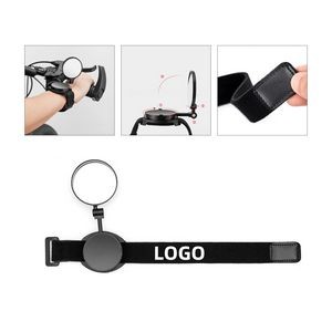 360-Degree Rotatable Wristband Rearview Mirror for Bicycles and Mountain Bikes