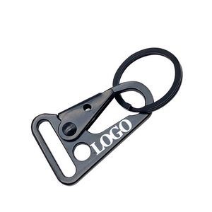 Enlarged Mouth Clip Olecranon Hook Keychain with Carabiner