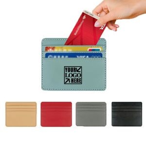 PU Leather Card Holder Slim Wallets Minimalist